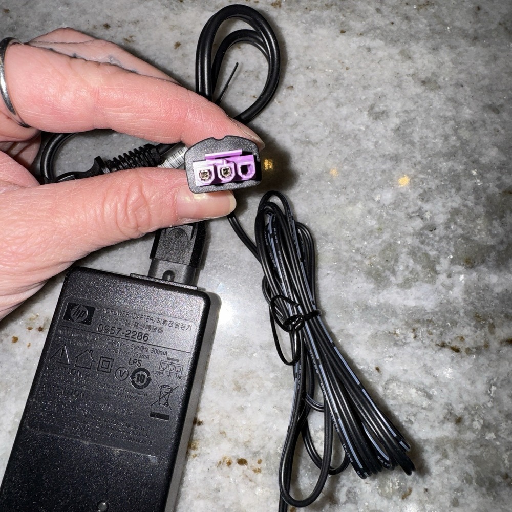 HP AC Power Adaptor‎ Cord 0957-2286 HP Printer Tested Works